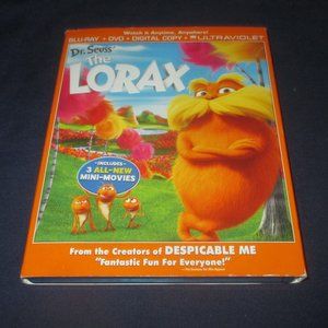 Dr. Seuss' The Lorax (Blu-Ray/DVD, 2012, 2-Disc, No Digital Code) w/Slipcover